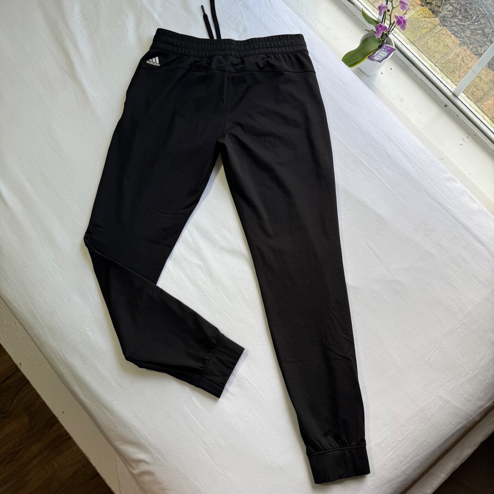 Adidas Womens Black Training Jogger Pants CF0472 Size S Sporty Running Fall